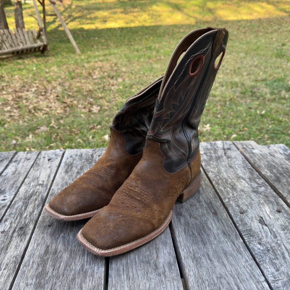 Ariat Sport Roughstock Mens Western Boots Roughout Square Toe 10019968 11.5D